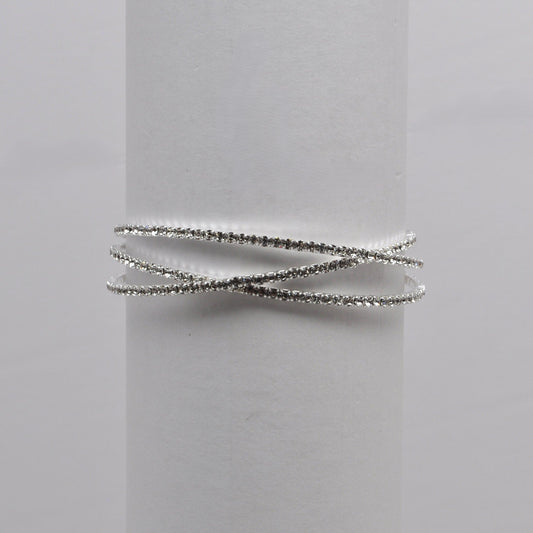 Crossover Crystal Bracelet