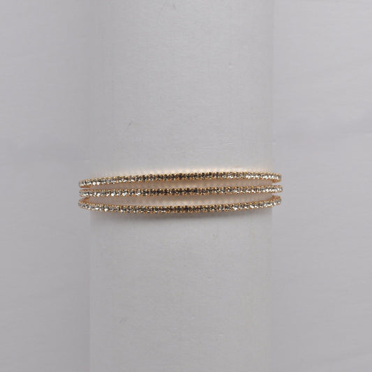 3 Row Crossover Cuff Bracelet