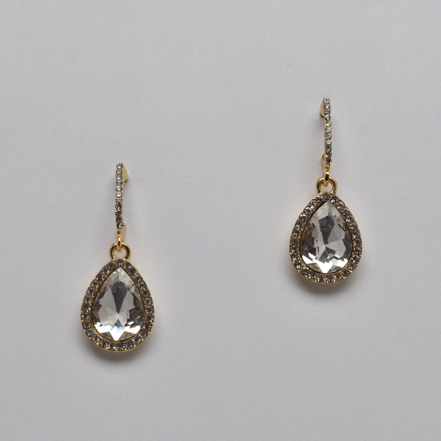Teardrop Gold Hook Earring