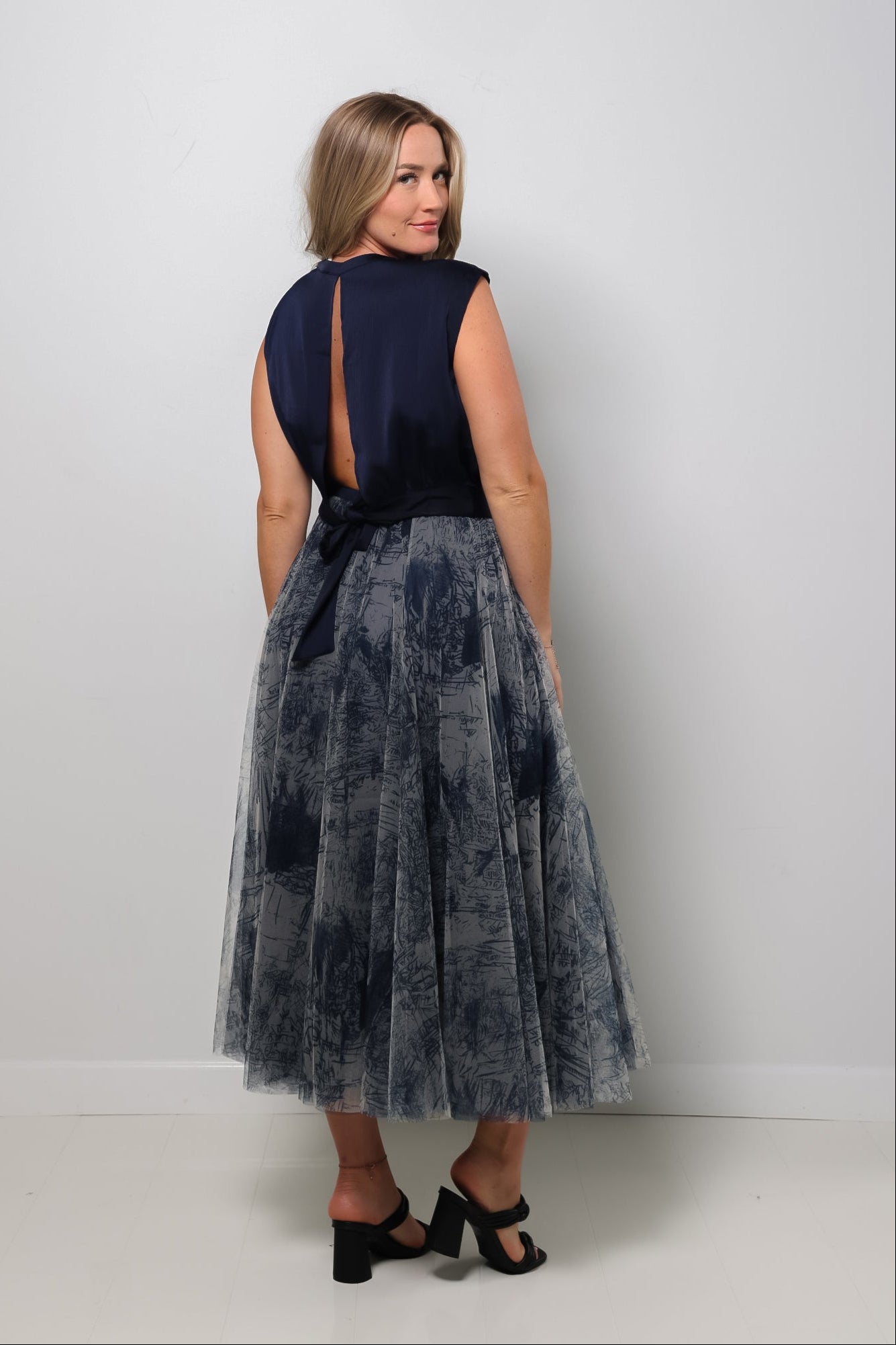 Toile De Jouy Tulle Skirt