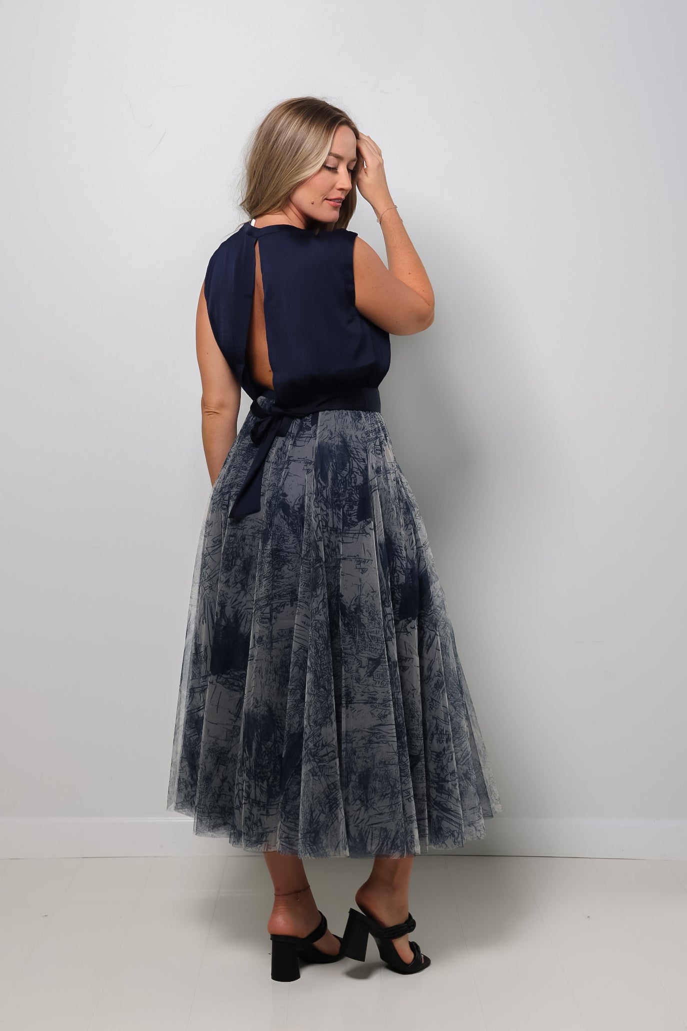 Toile De Jouy Tulle Skirt