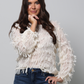 Textured Fringe Blouse