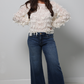 Textured Fringe Blouse