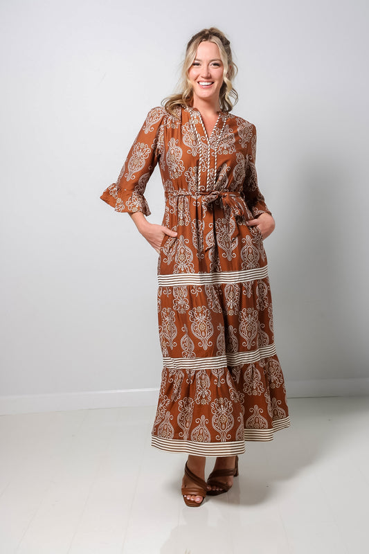 Tiered Maxi Dress