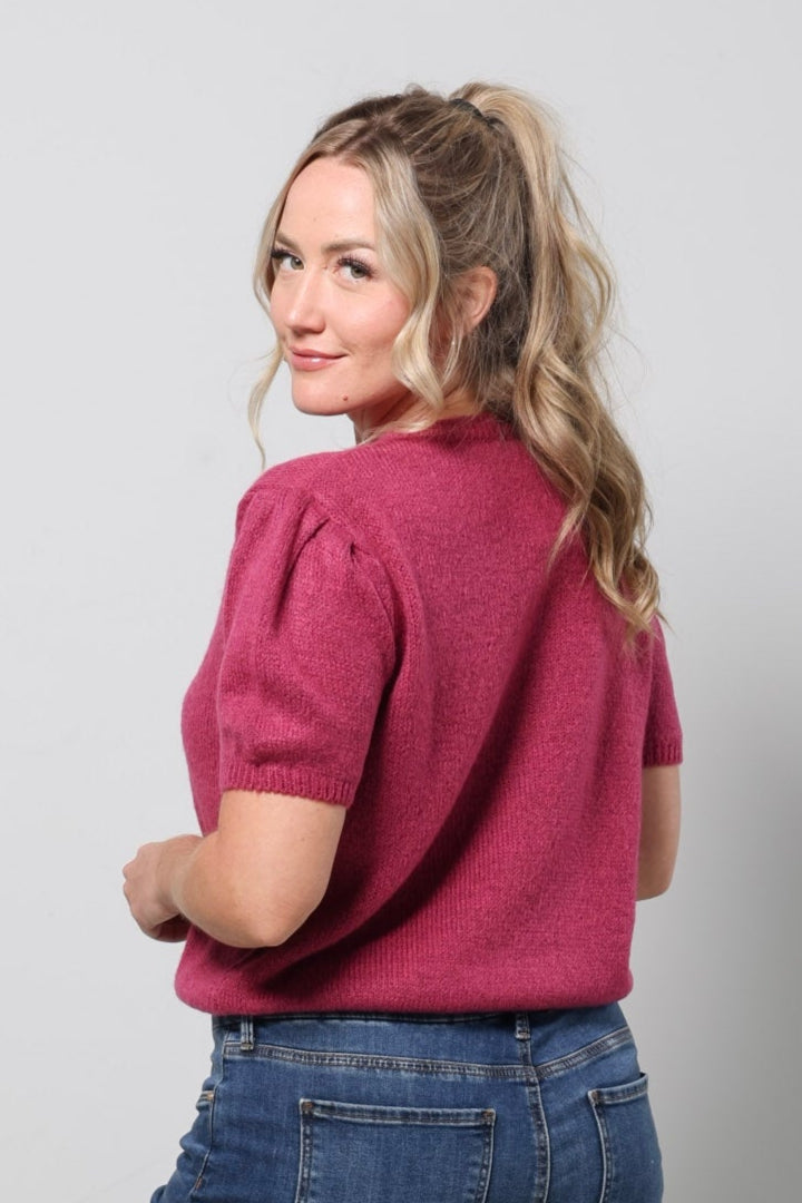 Liliana Fluffy Puff Knit
