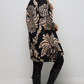 Abstract Sweater Dress - Black