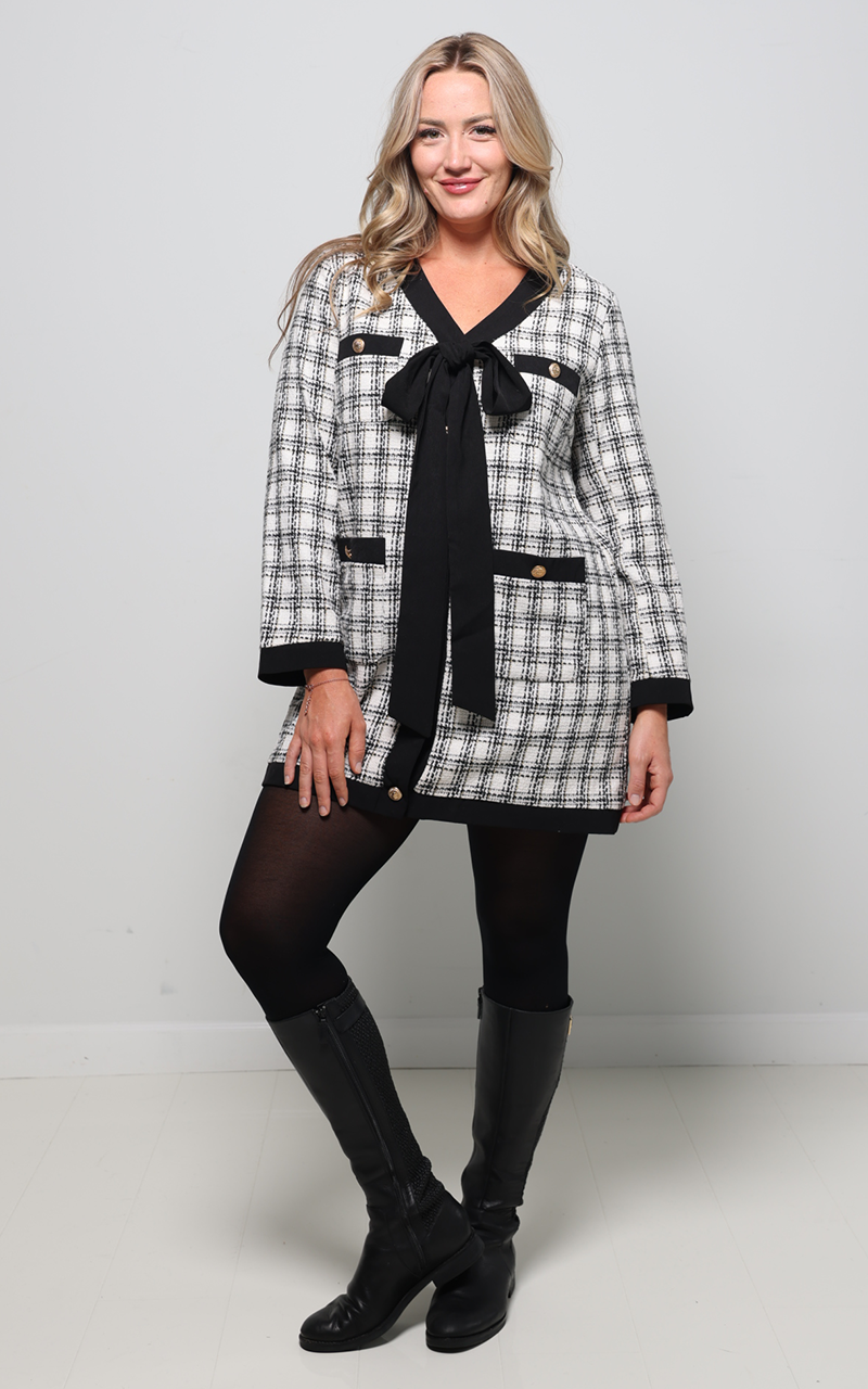 Bow Jacket Dress