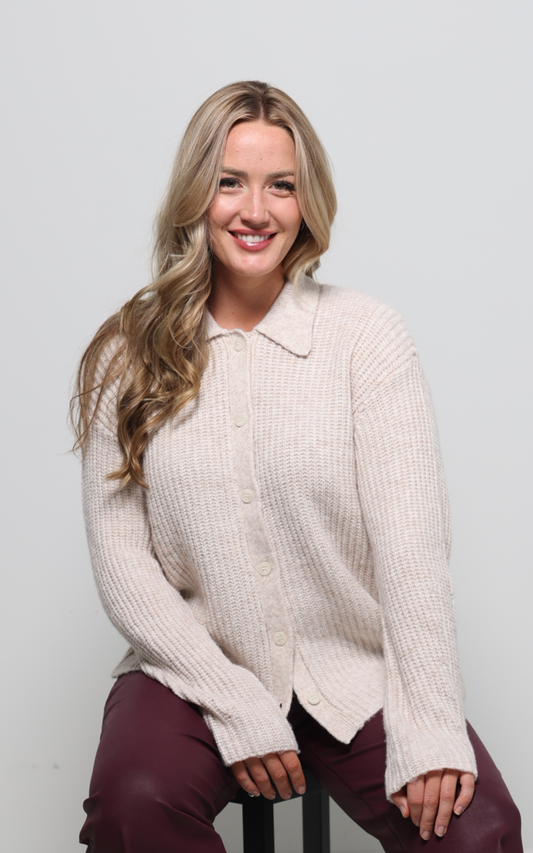 Lennie Button Up Sweater