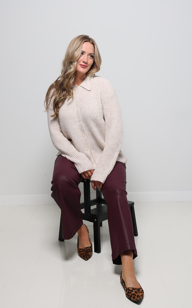 Lennie Button Up Sweater