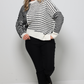 Monochrome Stripe Sweater