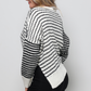 Monochrome Stripe Sweater