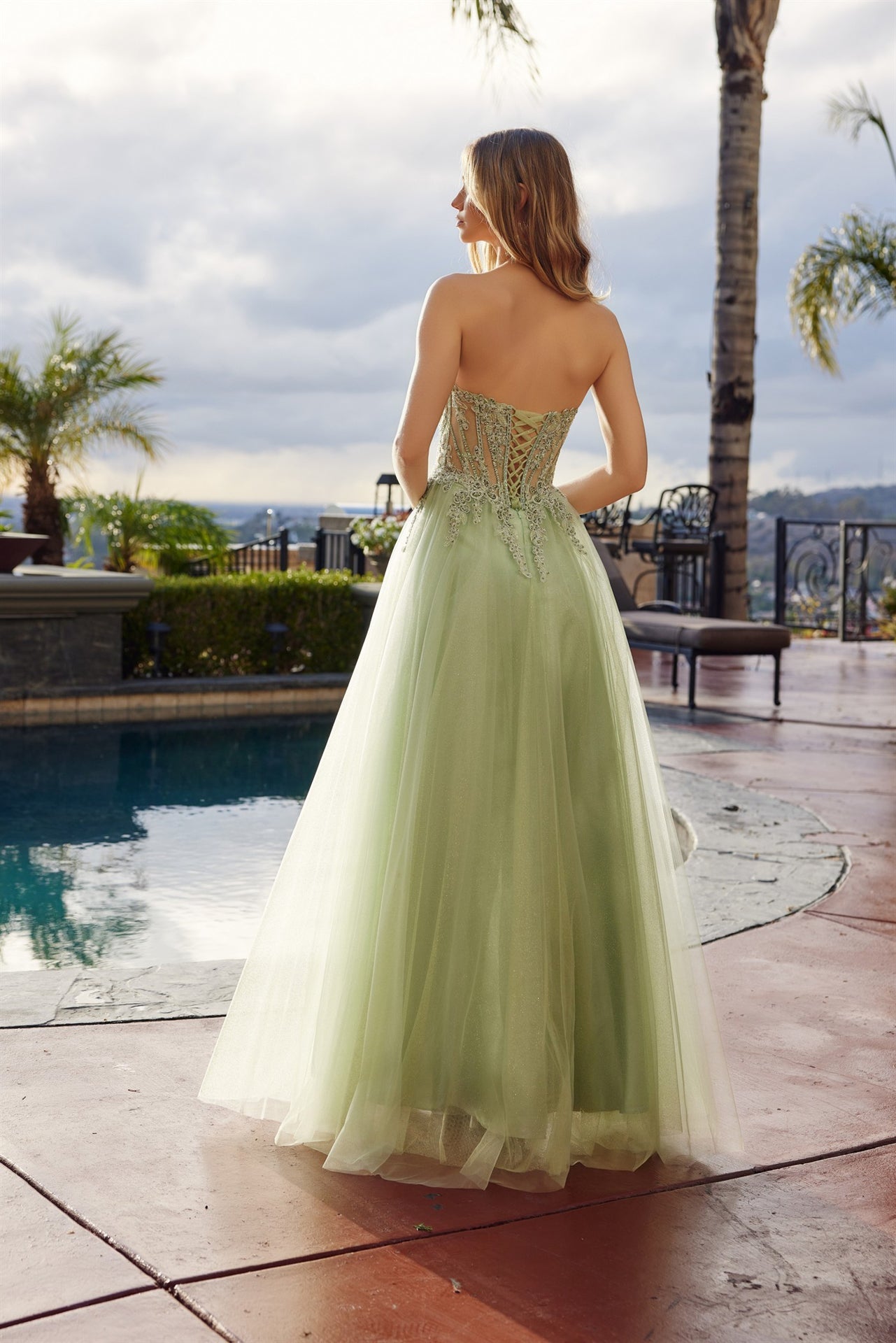 Aline prom dress