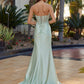 Strapless Sweetheart Prom Dress with Full Beaded Bustline
