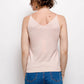 Lexi Shiny Tank Cami - Pink