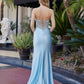 Prom Dress with Sweetheart Stoned Bodice