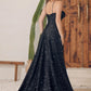 Sparkly Sequin A-Line Corset Prom Dress