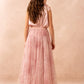 Rose Toile De Jouy Tulle Skirt
