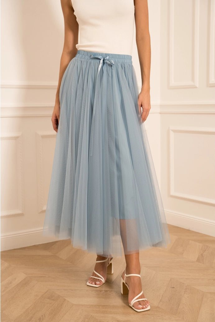 Bleu Ciel Tulle Skirt