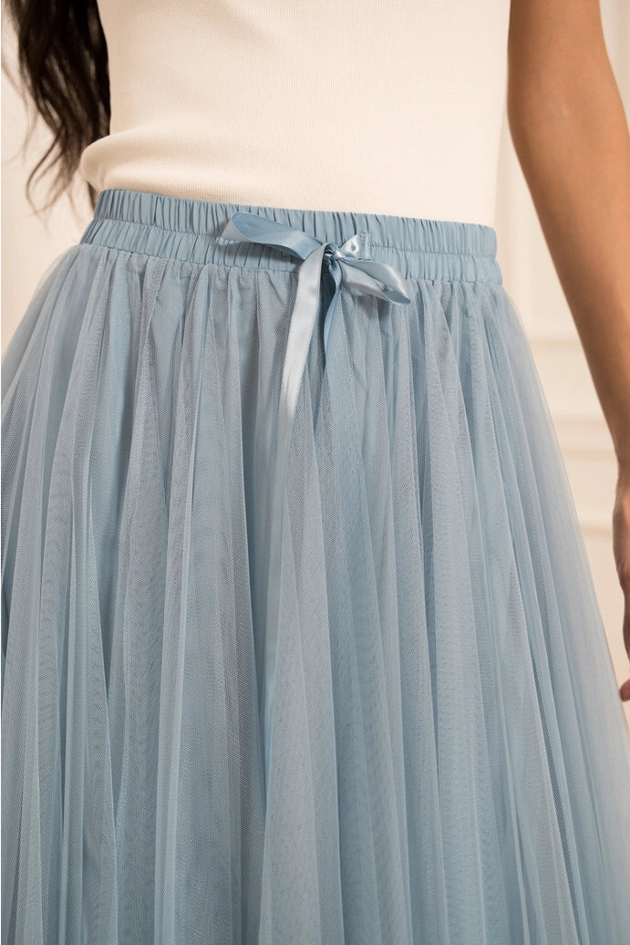 Bleu Ciel Tulle Skirt