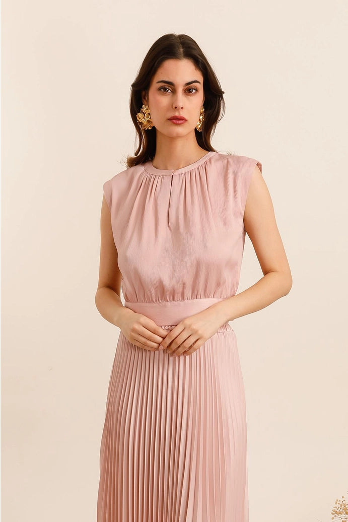 Back-Tie Crop Top - Pink