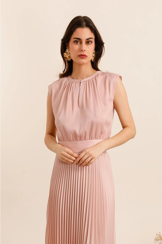 Back-Tie Crop Top - Pink