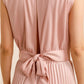 Back-Tie Crop Top - Pink