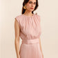 Back-Tie Crop Top - Pink