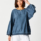 Bea Bubble Sleeve Sweatshirt-330 RTW TOP - SWEATSHIRT-FORMAL SOCIETY