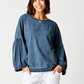 Bea Bubble Sleeve Sweatshirt-330 RTW TOP - SWEATSHIRT-FORMAL SOCIETY