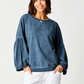 Bea Bubble Sleeve Sweatshirt-330 RTW TOP - SWEATSHIRT-FORMAL SOCIETY
