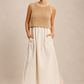 Khloe Two-fer Midi Dress