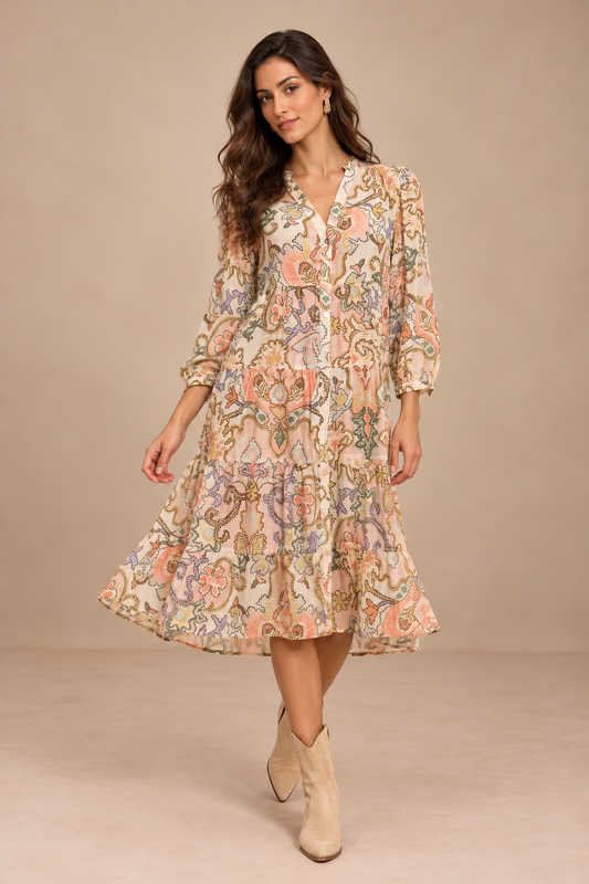 Sienna Shirt Dress Midi Length