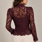 Perla Jeweled Lace Blouse