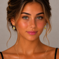 Small Dangle Earring - Yellow/Silver
