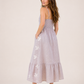 Cottage Loom Embroidred A-Line Maxi Dress