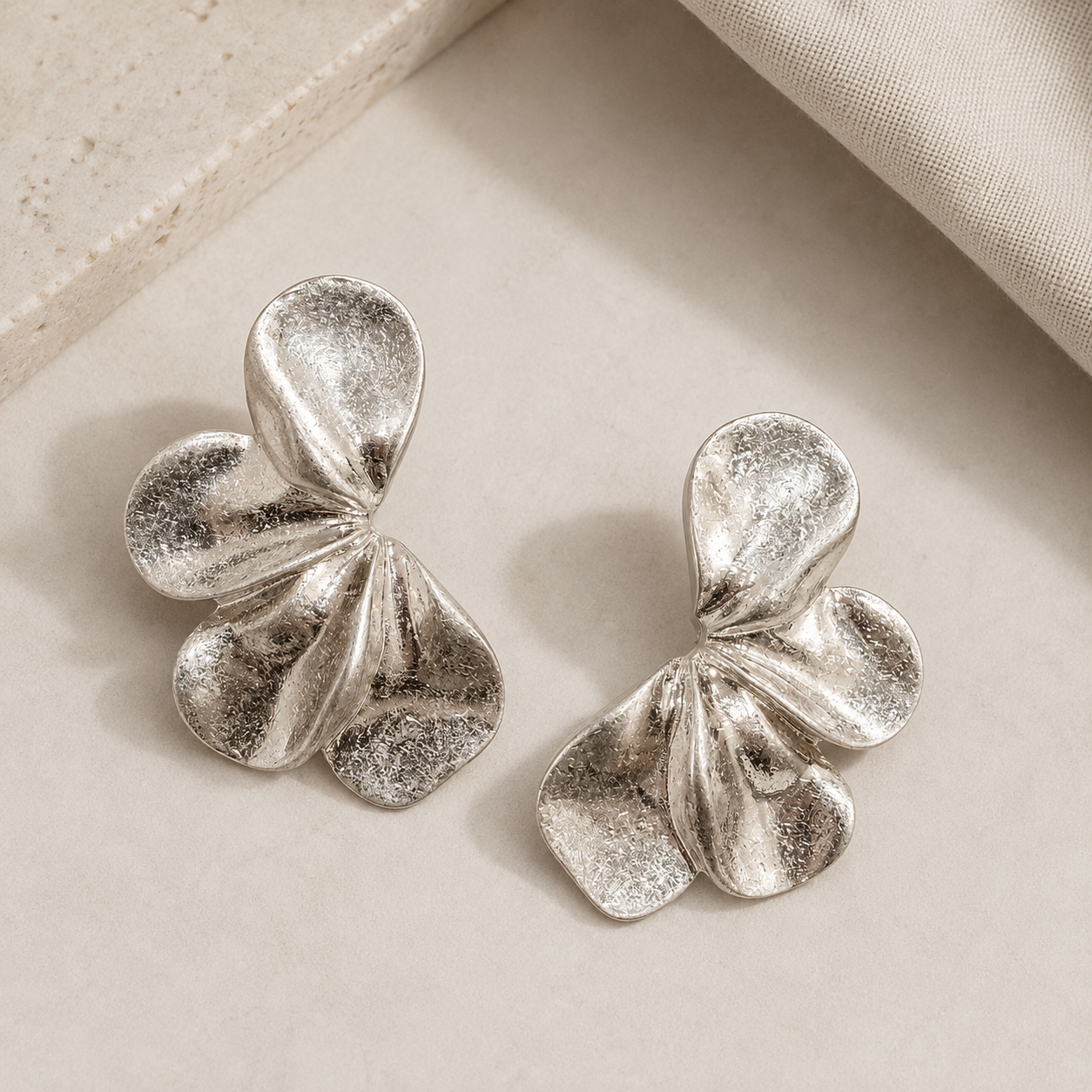 Flower Post Earring