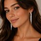 Silver Tassel Earring
