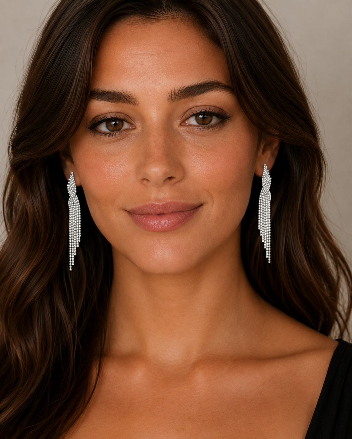 Silver Tassel Earring