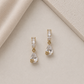 Teardrop Dangle Huggie Earring