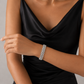 Stretch leaves Bracelet - Crystal