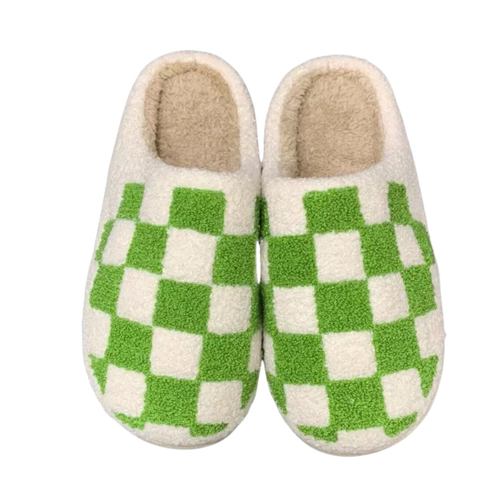 Checkered Slipper-700 SHOES - SLIPPER-FORMAL SOCIETY