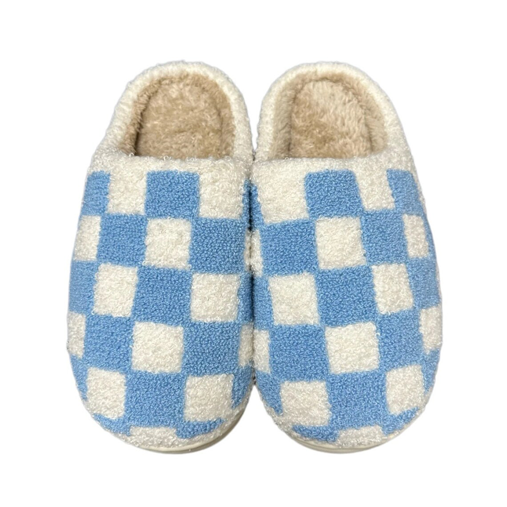 Checkered Slipper-700 SHOES - SLIPPER-FORMAL SOCIETY