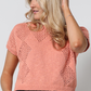 Dolman Crochet Sweater-340 RTW TOP - SWEATER-FORMAL SOCIETY