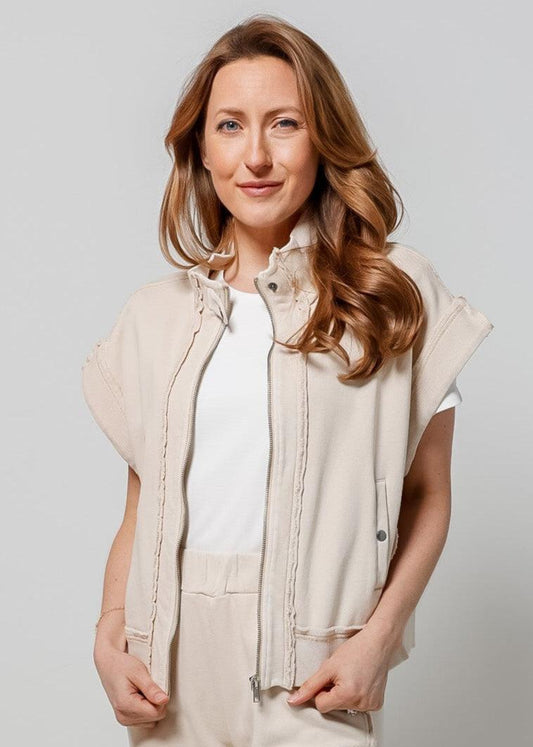 Elan Zipper Top-201 RTW OUTERWEAR-FORMAL SOCIETY