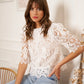 Eleanore Short Sleeve Lace Top