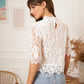 Eleanore Short Sleeve Lace Top