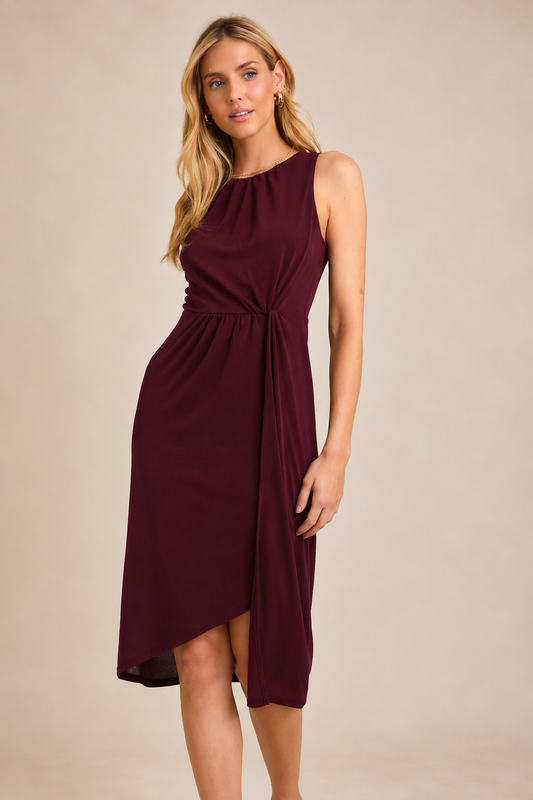 Twist Tulip Midi Dress