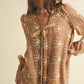 Embroidered Mini Dress