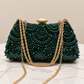 Green Sequin Beaded Purse