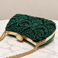 Green Sequin Beaded Purse